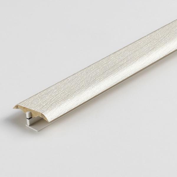 3v1 Prechodový profil laminátový, Dub Askada biely bielený, 1731955, 1000x48x9 mm