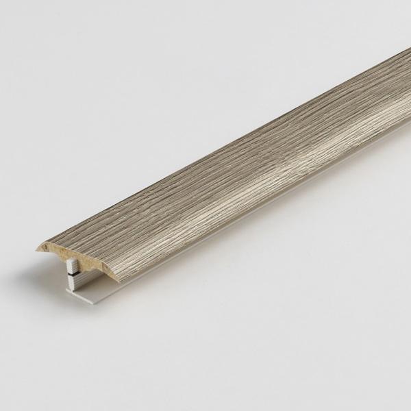 3v1 Prechodový profil laminátový, Dub Valere tmavo bielený, 1731951, 1000x48x9 mm