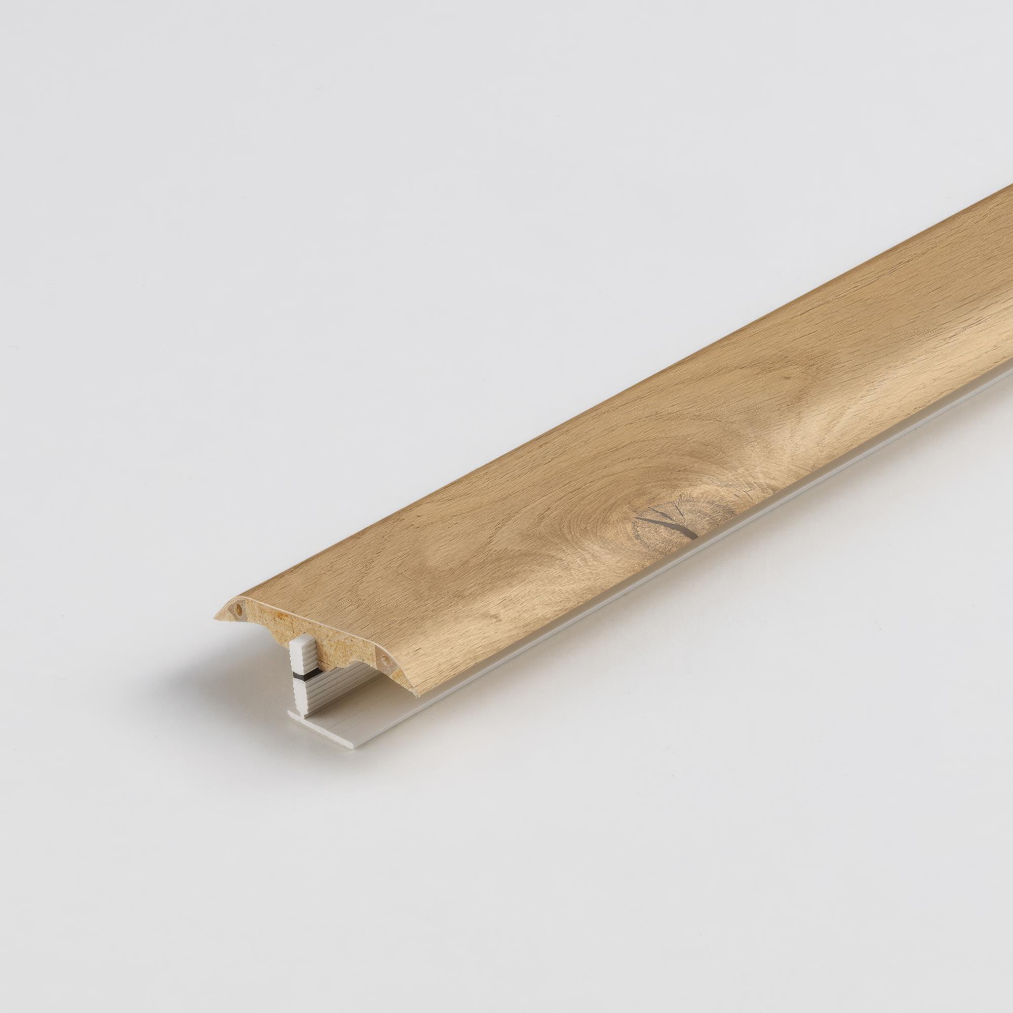 3v1 Prechodový profil laminátový, Dub Everglade prírodný, 1748994, 1000x48x9 mm